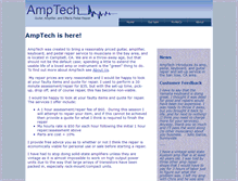 Tablet Screenshot of amptech.thisoldsynth.com